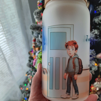 Verre cannette ados surpris